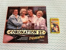 Coronation Street  Treasures by Tim Randall and soap quiz card game opened 