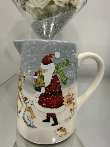 Christmas jug featuring santa - christmas,