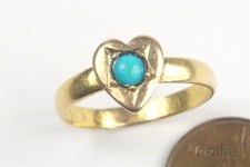 ANTIQUE 22K GOLD ENGLISH POSY HEART RING c1700 "BY GODS DECREE WE BOTH SO AGREE"