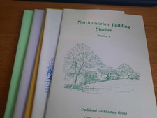Northumbrian Building Studies Journal x5. Issues #1-#5. Traditional Architecture