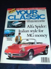 YOUR CLASSIC - ALFA SPIDER - May 1991
