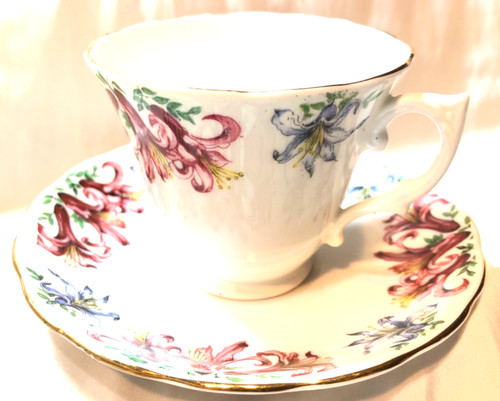 Floral lily flowers - lily, colclough