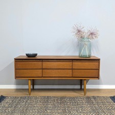 Slim Vintage 1960s Teak