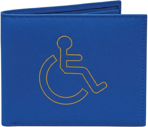 Genuine leather disabled blue - leather,