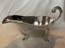 Vintage silver plated sauce - plated,