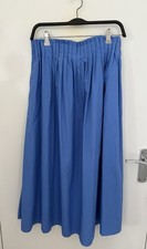 Zara Pleated Skirt With Pockets Size S Cotton