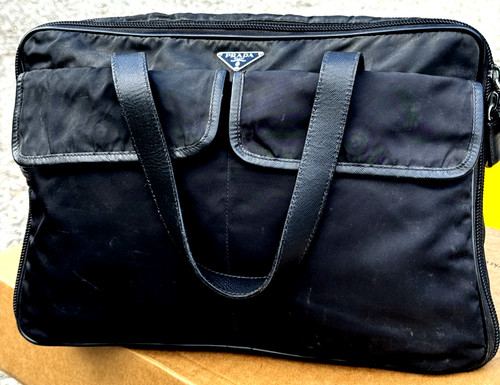 Prada laptop briefcase bag