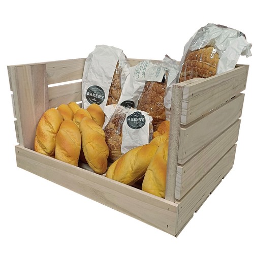 Drop front crate basket - drop,