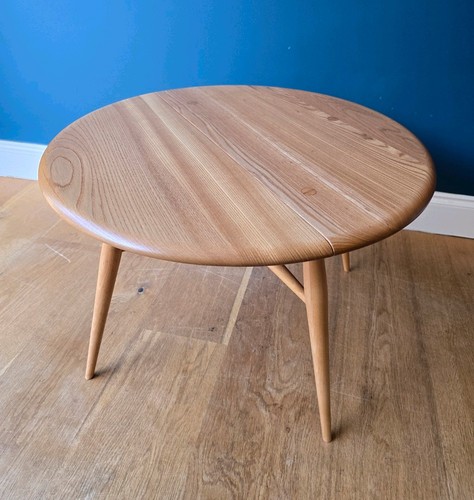 Restored ercol round coffee - ercol,
