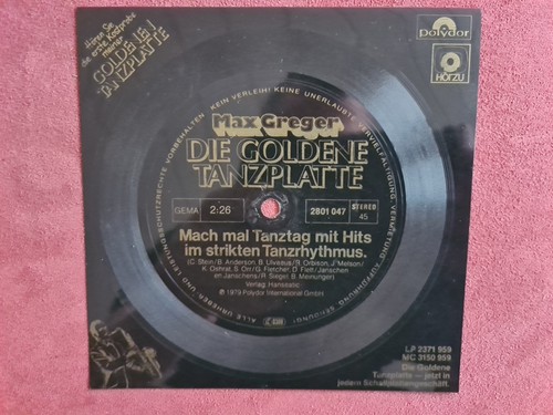 Single vinyl max greger - max, "die