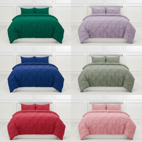 Pintuck duvet with pillow - pintuck,