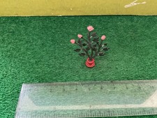 Vintage Britains Lead Floral Garden.1930s Pink Carnation In A Terracotta Pot.