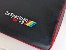 ZX SPECTRUM 128K +2  - dust cover- graphite grey- embroidered