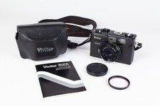 Vivitar 35EE Compact 35mm Rangefinder Camera. Case 38mm f2.8 Lens. Meter Erratic