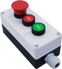1 NO Start 1 NC Stop momentary Switch Pushbutton Switches Control Start-Stop + e
