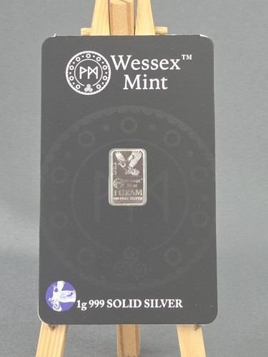 Wessex mint silver bullion - bullion, 1g
