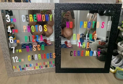 Wedding mirrors phone - no,