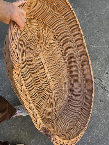 Oval honey wicker - oval,