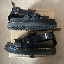 Dr Martens - Terry - Black Leather Sandals - Size UK 7 - worn occasionally