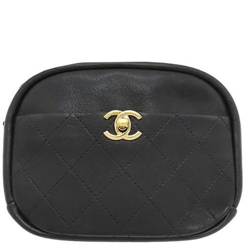 Chanel quilted camera bag - quilted,