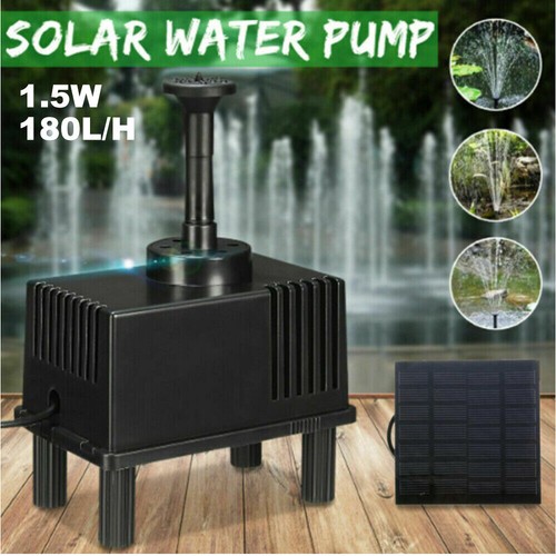 Solar powered fountain - powered, outdoor