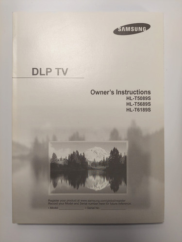 Samsung dlp owner - dlp, owner's