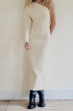 ZARA CREAM ASYMMETRIC/ONE
