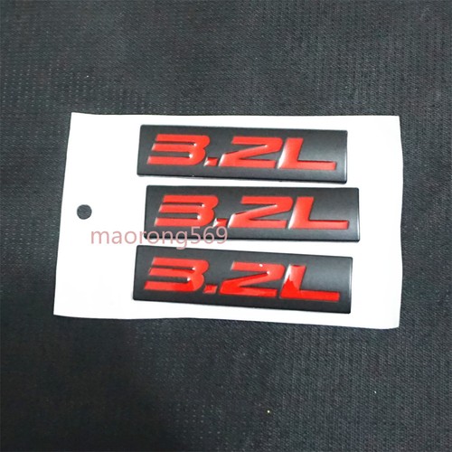 Red matte black - 3.2l, metal