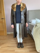vintage ladies brown leather