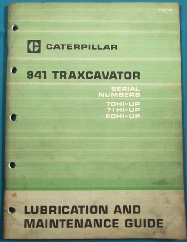 Cat caterpillar 941 - cat,