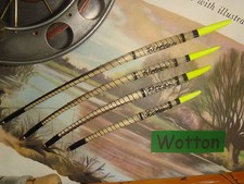 TRADITIONAL HANDMADE GOOSE QUILL FISHING FLOAT SET - YELLOW Tips