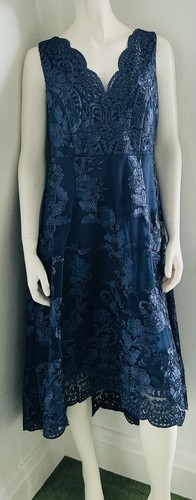 Quiz navy blue embroidered - quiz,