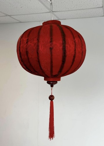Silk chinese lantern light - chinese,
