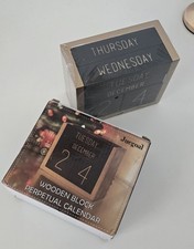 Wooden Block Personal Calendar