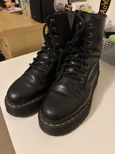 Martens platform boots - platform,