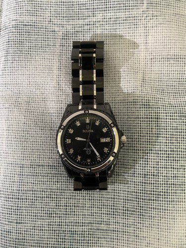 Men bulova marine - marine, star