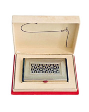 Art Deco Coty Powder & Rouge Compact: Unused Vanity Case with Original Box