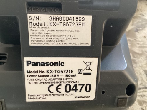 Panasonic tg6623e triple - panasonic,