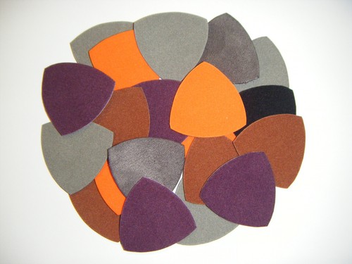 Thin felt ukulele plectrums - ukulele,
