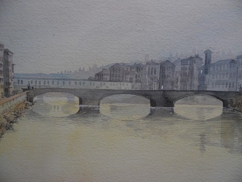 River arno ponte - river, vecchio