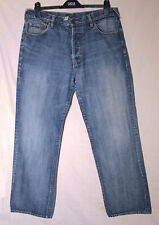 Ted Baker Jeans Blue Denim washed look W34 regular L32 'LEGS'