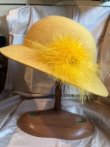 Sunny yellow hat 100 wool - hat,,