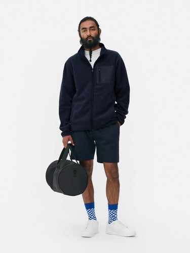 Fleece bomber jacket - fleece,