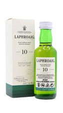 Laphroaig - Islay Single Malt Scotch 10 year old Whisky Miniature 5cl