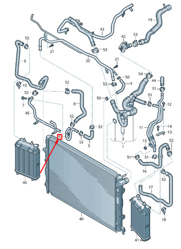Audi rs3 right engine - engine, coolant