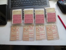 British Railways - lot of ephemera tickets parcel labels - 1960s 1970s