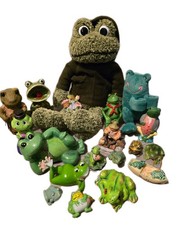 Joblot Of Frogs Soft Toy Ornaments Magnets Collectables