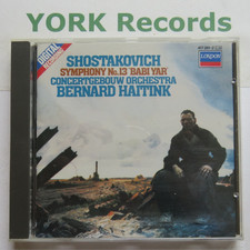 SHOSTAKOVICH - Symphony No 13 HAITINK Concertgebouw Orchestra - Ex Con CD Decca