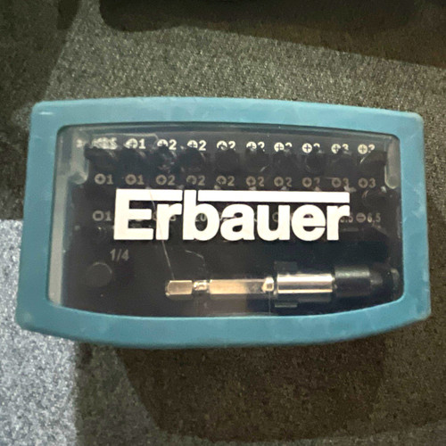 Erbauer bit set piece - erbauer,