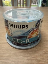 Philips CD-R Blank Recordable Discs 700MB 80 Mins 52x Speed Spindle Pack - X29